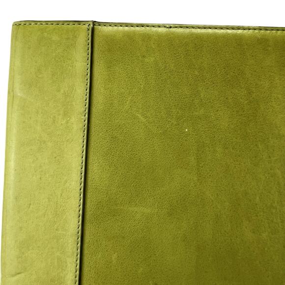 Coach Green Leather iPad Folio Case 10.5” Tablet Sleeve Preppy Minimalist - Picture 11 of 16